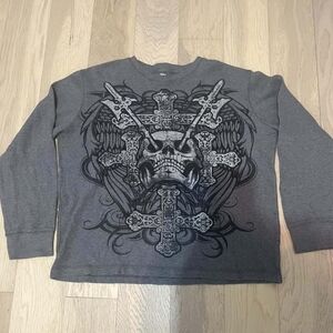 Grunge Skull Tshirt